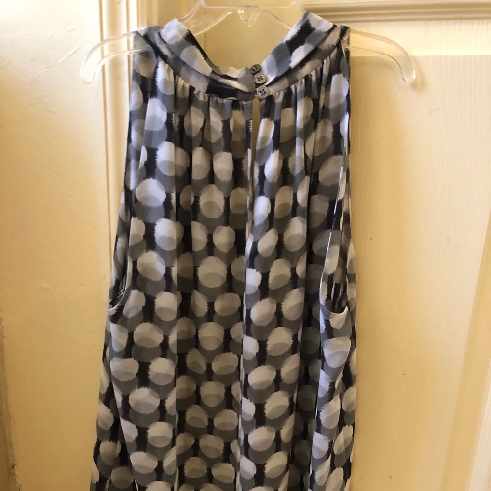 Vince Camuto  gray blouse